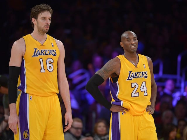 Lakers News: Pau Gasol Calls Kobe Bryant ‘one Of The Greatest’