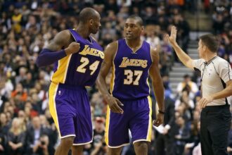 Kobe Bryant, Metta World Peace, Lakers