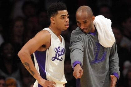 Kobe Bryant, D’Angelo Russell, Lakers
