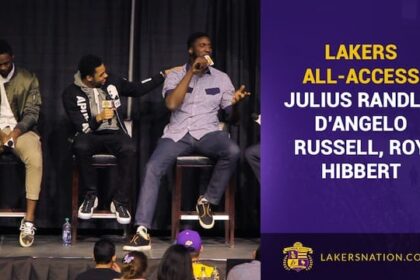 D’angelo Russell, Julius Randle, Roy Hibbert Candid At Lakers All-access (videos)