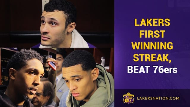 Los Angeles Lakers Vs. Philadelphia 76ers Postgame (videos)