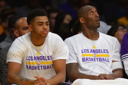 Kobe Bryant, D'Angelo Russell, Lakers