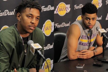 Nick Young, D'Angelo Russell, Lakers