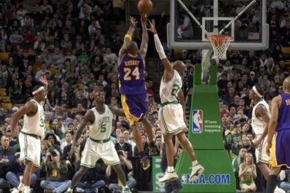 Kobe Bryant, Ray Allen, Lakers, Celtics