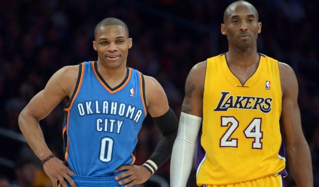 Kobe Bryant, Russell Westbrook, Lakers, Team USA