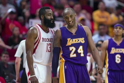 James Harden, Kobe Bryant, Lakers