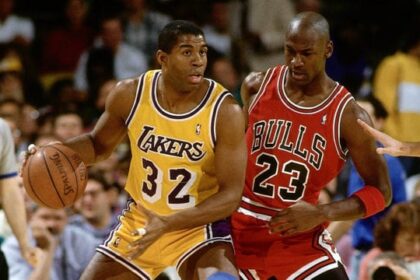 Magic Johnson, Michael Jordan, Lakers