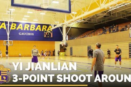Video: Yi Jianlian Showing Off His Three-point Range