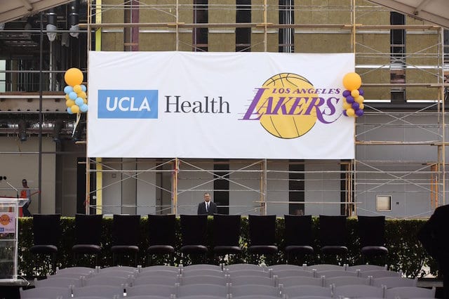 Photos: Lakers New Practice Facility Almost Finished