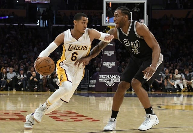 Lakers News: Jordan Clarkson Suffers Knee Contusion Against Spurs