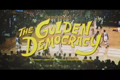Lakers Video: Kobe Bryant Outlines Warriors In ‘the Golden Democracy’ Canvas