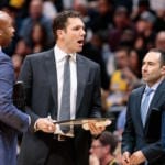 Brian Keefe, Jesse Mermuys, Brian Shaw, Luke Walton, Lakers