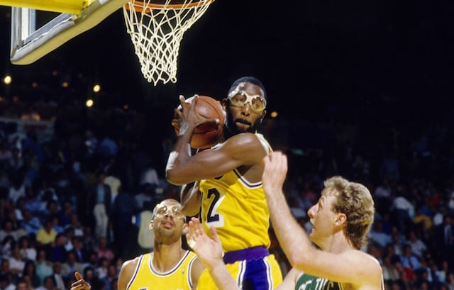 This Day In Lakers History James Worthy s No. 42 Jersey Retired