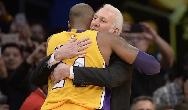 Kobe Bryant, Gregg Popovich, Lakers, Spurs