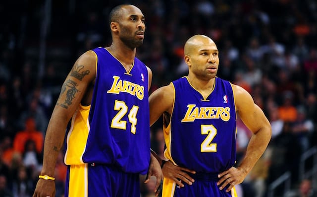 Kobe Bryant Derek Fisher Lakers