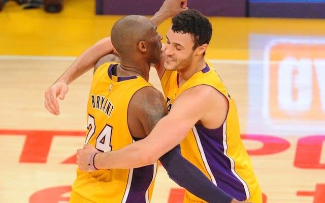 Kobe Bryant, Larry Nance Jr., Lakers