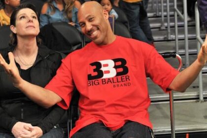 LaVar Ball, Tina Ball Lakers