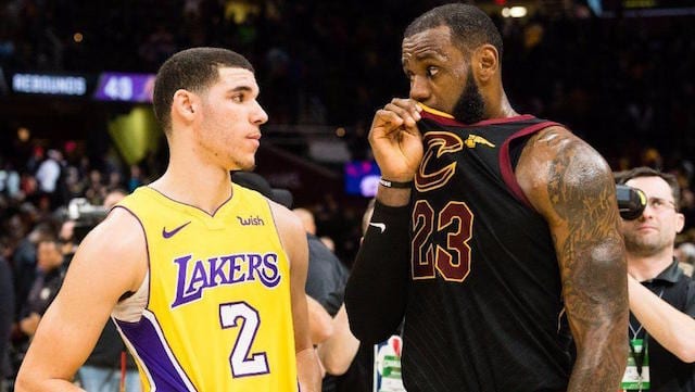 Lonzo Ball, LeBron James, Lakers