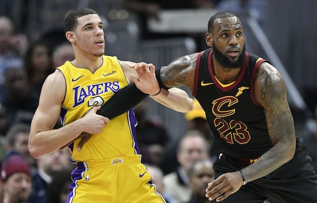 Lonzo Ball, LeBron James