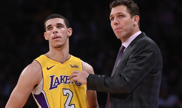 Lonzo Ball, Luke Walton Lakers