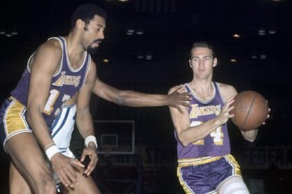 Wilt Chamberlain, Jerry West, Lakers