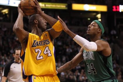 Kobe Bryant, Paul Pierce, Lakers, Celtics