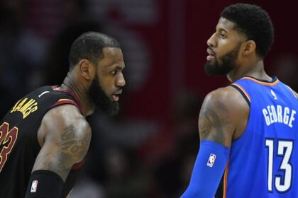 Paul George, LeBron James, Lakers, Thunder