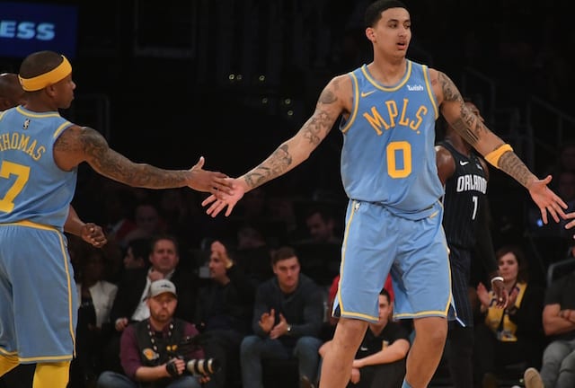 Kyle Kuzma, Isaiah Thomas, Lakers