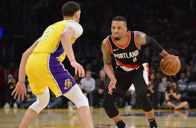 Lonzo Ball, Damian Lillard, Lakers