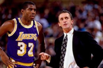Magic Johnson, Pat Riley, Lakers, Knicks