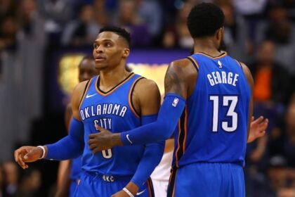 Paul George, Russell Westbrook, Thunder, Lakers