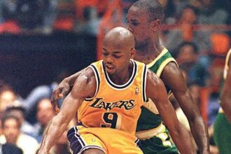 Nick Van Exel, Gary Payton, Lakers, SuperSonics
