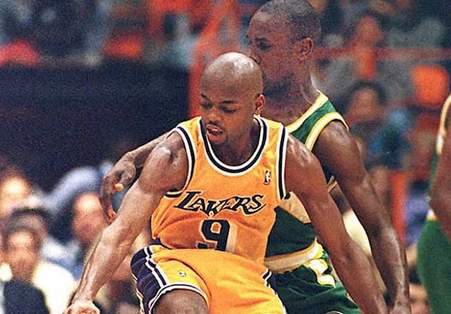 Nick Van Exel, Gary Payton, Lakers, SuperSonics