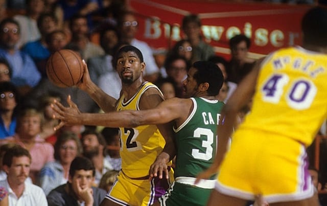 Magic Johnson, Lakers, Celtics