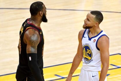 Stephen Curry, LeBron James, Warriors, Lakers