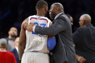 LeBron James, Magic Johnson, Lakers