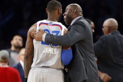 LeBron James, Magic Johnson, Lakers