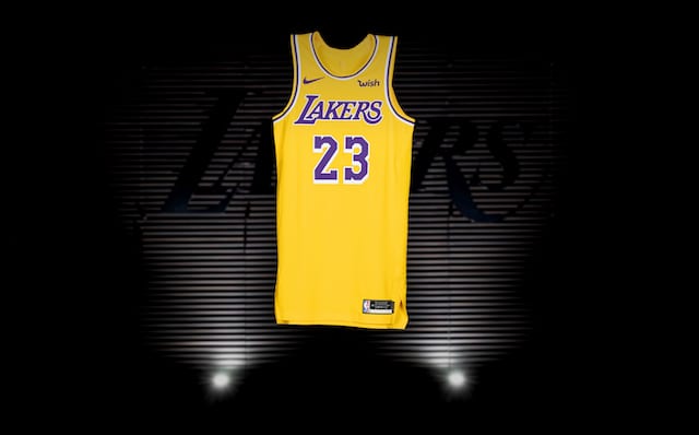 LeBron James, Lakers new Nike jersey