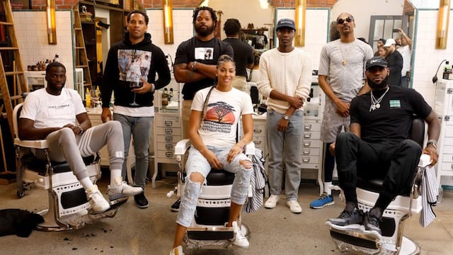 Michael Bennett, Jerrod Carmichael, Maverick Carter, Snoop Dogg, Draymond Green, LeBron James, Candace Parker, HBO The Shop