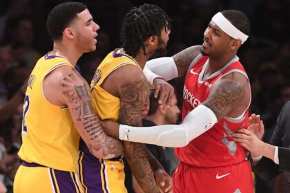 Carmelo Anthony, Lonzo Ball, Brandon Ingram, Lakers, Rockets