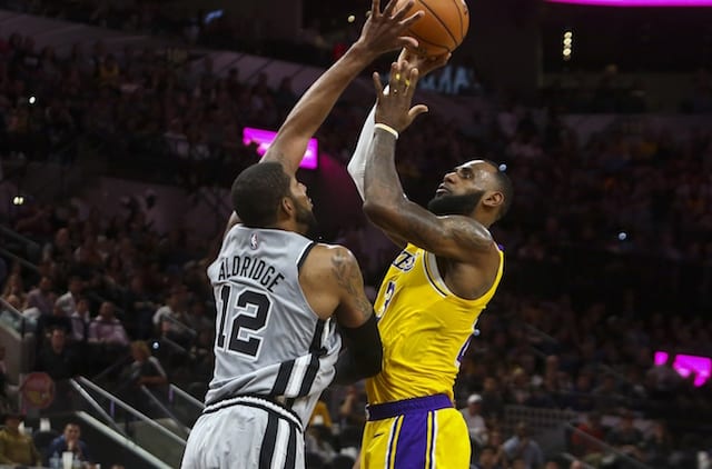 LeBron James, Lakers, Spurs