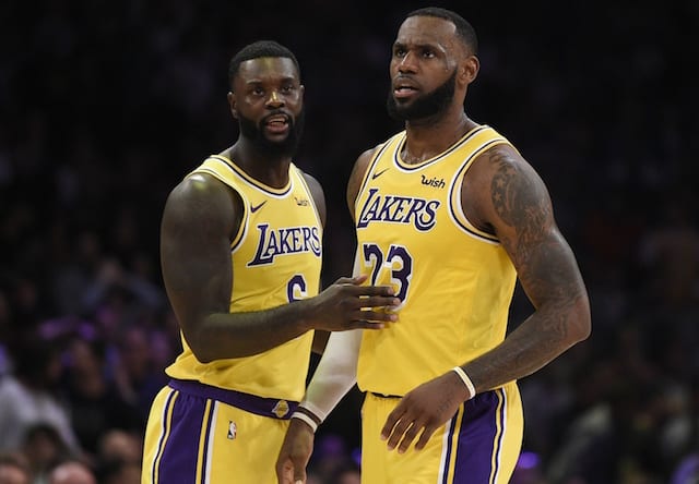 LeBron James, Lance Stephenson, Lakers