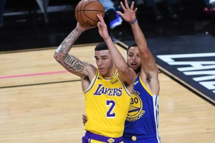 Lonzo Ball, Stephen Curry, Lakers