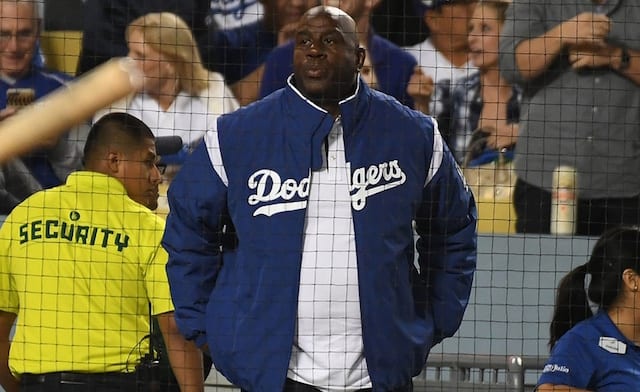 Magic Johnson, Dodgers, Lakers