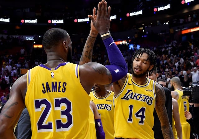 Brandon Ingram, LeBron James, Lakers