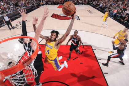 Brandon Ingram, LeBron James, Kyle Kuzma