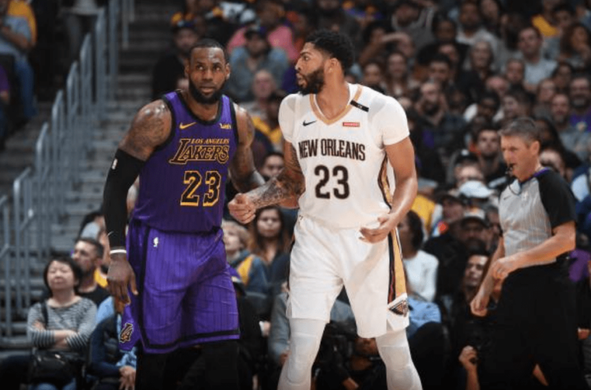 Anthony Davis, LeBron James, Lakers