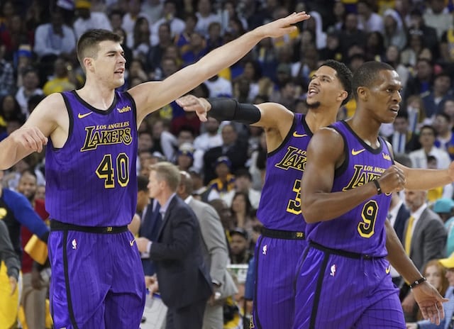 Josh Hart, Rajon Rondo, Ivica Zubac, Lakers