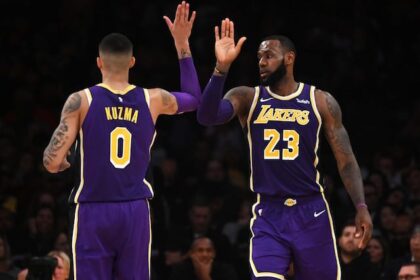 LeBron James, Kyle Kuzma, Lakers