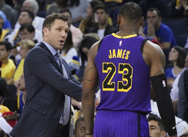 LeBron James, Luke Walton, Lakers